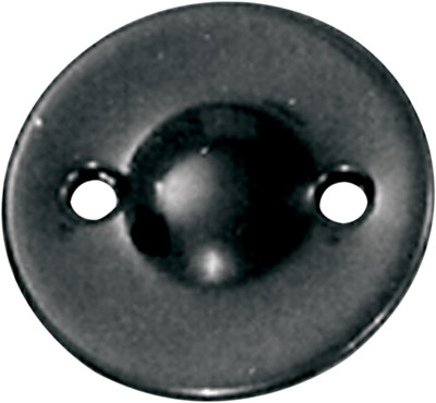 Paughco Gloss Black Dimpled Inspection Cover for 1936-64 Harley Knucklehead FL