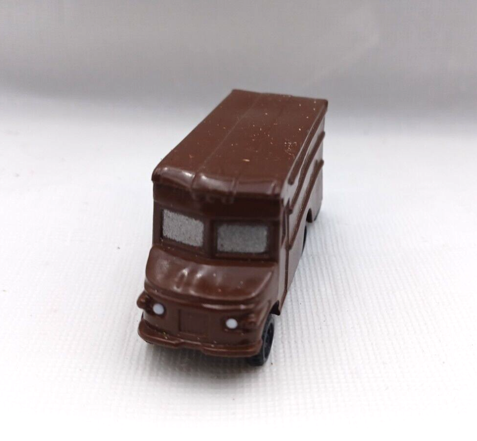 Vintage Safari Cake Topper Delivery Truck Brown Rubber
