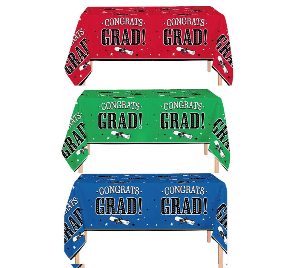 Graduation Tableloths Graduation   Size 54" X 108"
