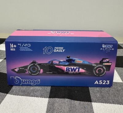 Burago 1/43 Scale 18-38073 - F1 BWT Alpine A523 2023 #10