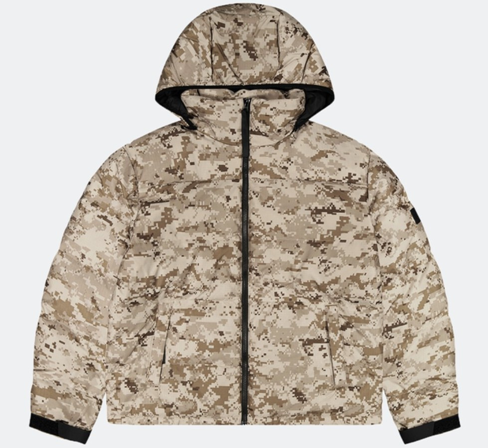 T☆herlipto down jacket S BOSS - Down-filled jacket with welded logo pattern - Black