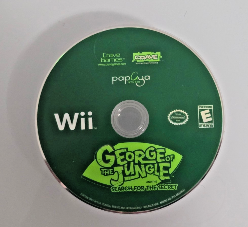 George of the Jungle and the Search for the Secret (Nintendo Wii) 2008 Disc Only