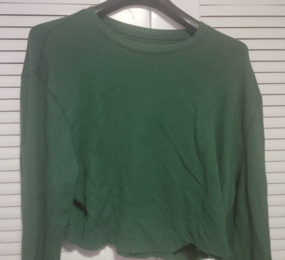 Old Navy Long Sleeved Dark Green Size XXL Women