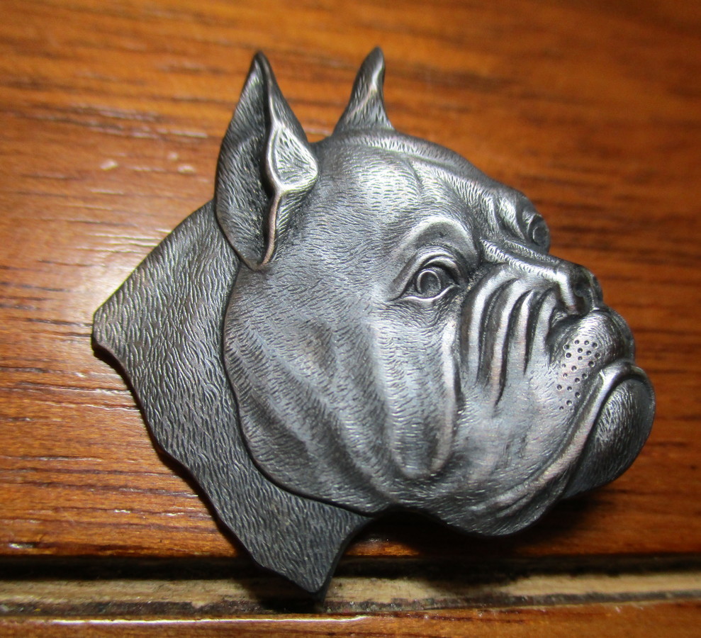 1940s French White Button 