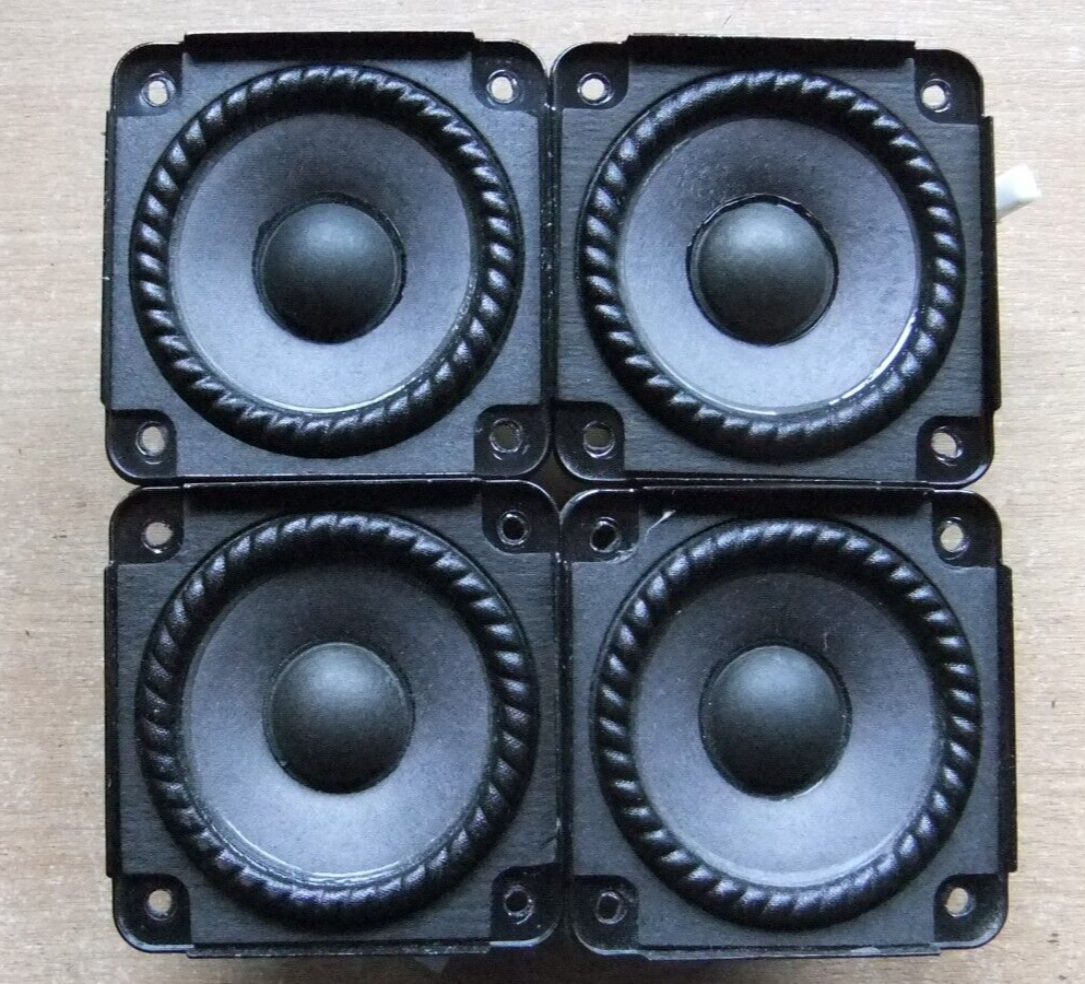 4 X Bose Neodymium 2.5 Inch Speaker Drivers A1 - Load tested 4 X Bose Neodymium 2.5 Inch Speaker Drivers A1 - Load tested