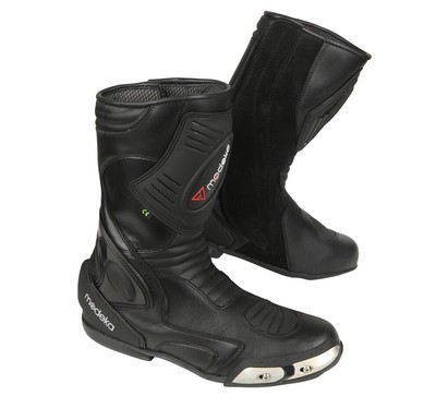 Modeka Motorrad Stiefel Donington II Motorradstiefel schwarz Racing Sport