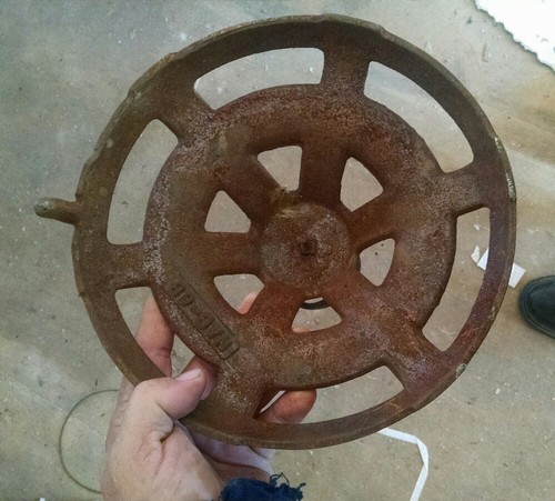 Antique Cast Iron Fancy Stove Top and Finial NAC-68