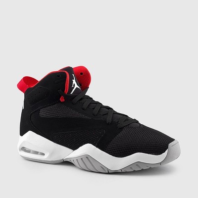 red and black jordan lift off