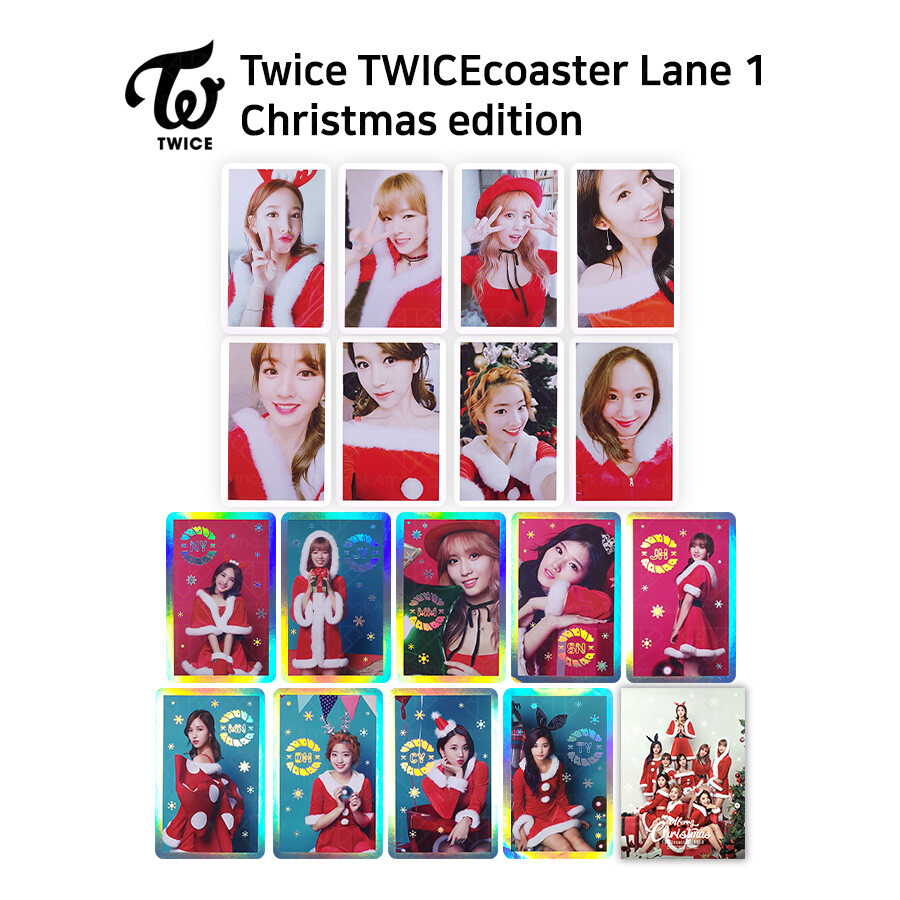 Twicecoaster トレカ サナ (Christmas Edition) TWICE christmas edition サナ お得，最新作】 韓国 TWICE coaster