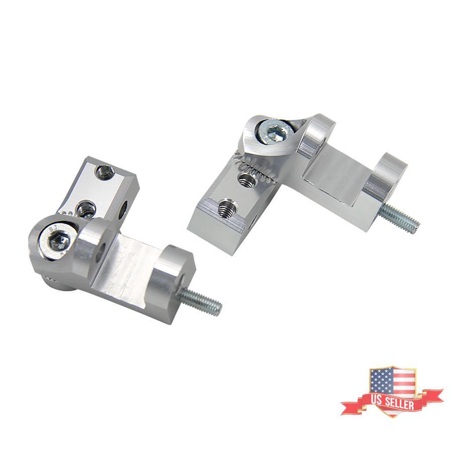 Universal Pair CNC Motorcycle Dirt Bike Foot Peg Passenger Footpeg Lowering Kit
