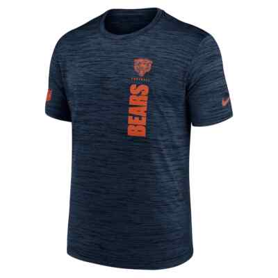 Chicago Bears Nike Sideline Velocity Performance T-Shirt NFL Men's 2024 NFL New