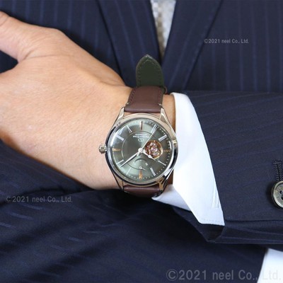 Pre-owned Orient Star Rk-at0202e Green Dial Mechanical Automatic Skeleton Men Watch Japan