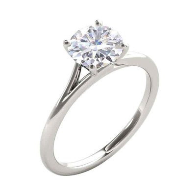Pre-owned Maulijewels 1.00 Carat Moissanite White Diamond ( G-h/ Vs1 ) Engagement Wedding
