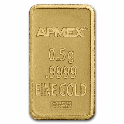 1/2 gram Gold Bar - APMEX (In TEP)