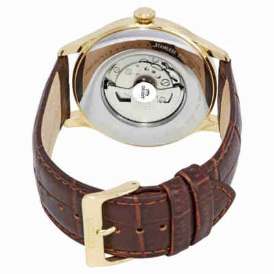Pre-owned Orient Open Heart Automatic White Dial Men's Watch Fag00002w0