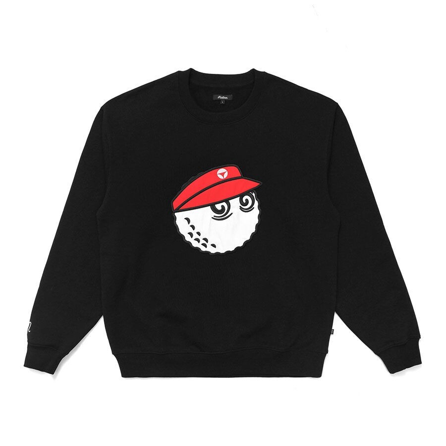 Malbon X CLUBHAUS クラブハウスCrewneck Black M CLUBHAUS “The