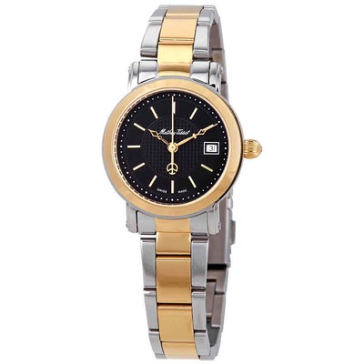 Женские часы Mathey-Tissot City с черным циферблатом D31186MBN