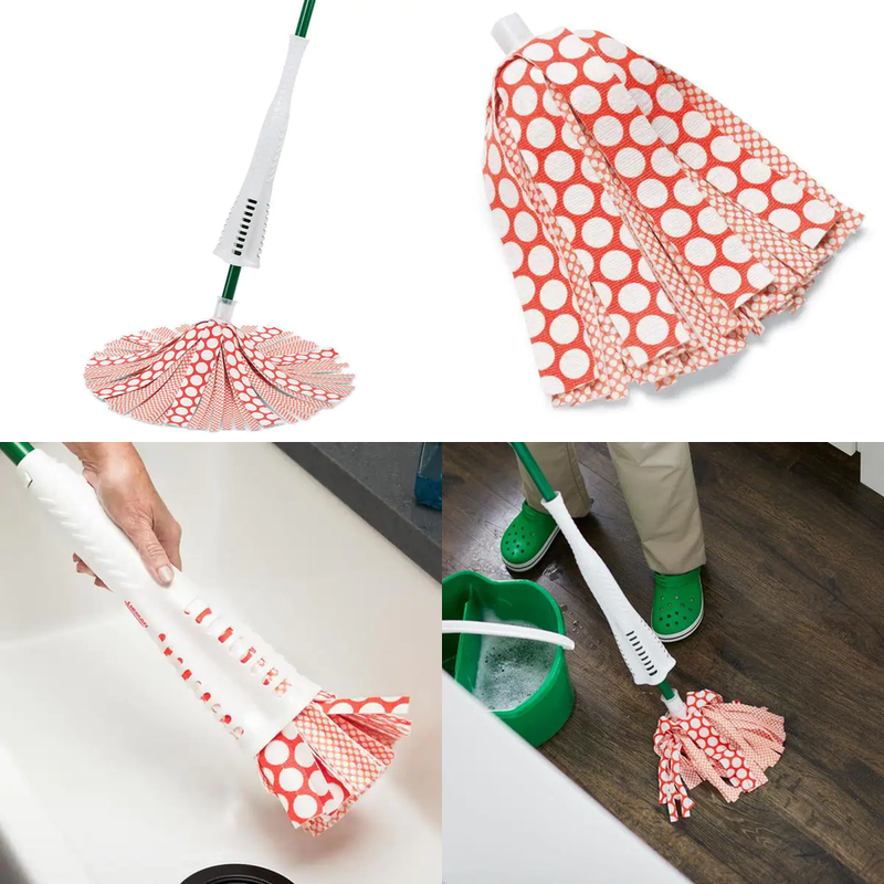 Libman Wonder Mop Machine Washable Mop Head with Wringer Mad