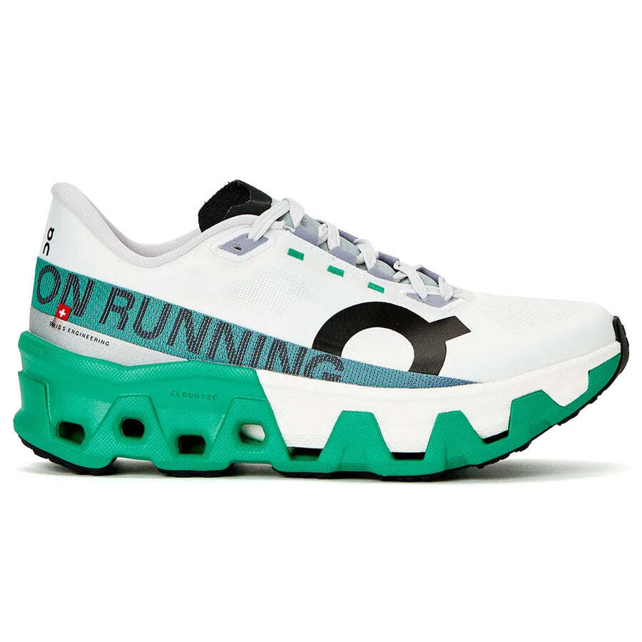 Pre-owned On Running Brand Cloud Cloudmster Hyper White/green Women's Shoes 2024