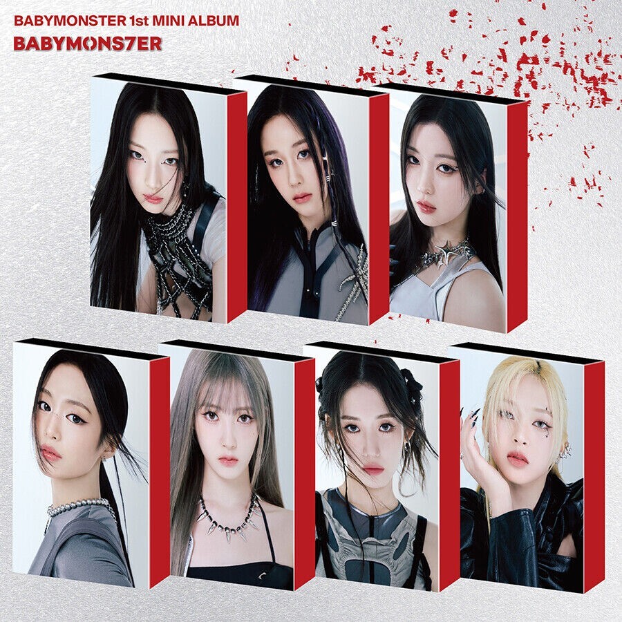BABYMONSTER [BABYMONS7ER] 1st Mini Album YG TAG RANDOM Ver