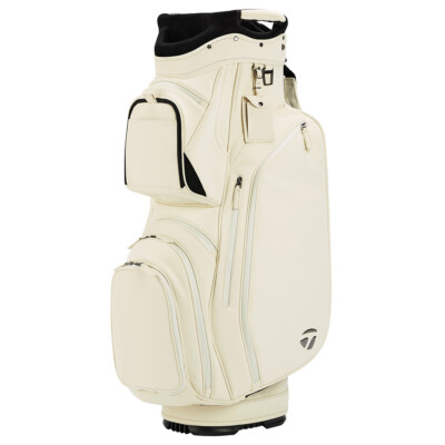 Мужская фирменная сумка для гольфа Cart от TaylorMade - N2687801 - Слоновая кость - Новинка 2024 года