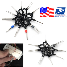 19x Motorcycle Crimp Wiring Cable Connector Terminal Pin Puller