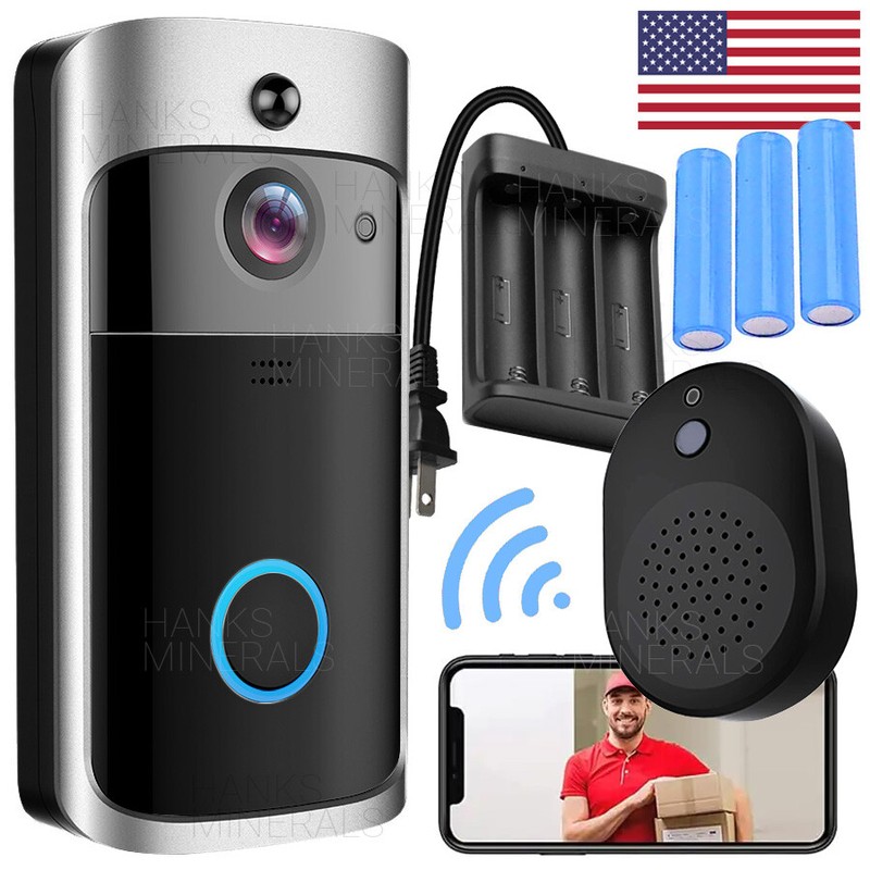 Smart WiFi Video Doorbell Wireless Door Bell Phone Ring Intercom