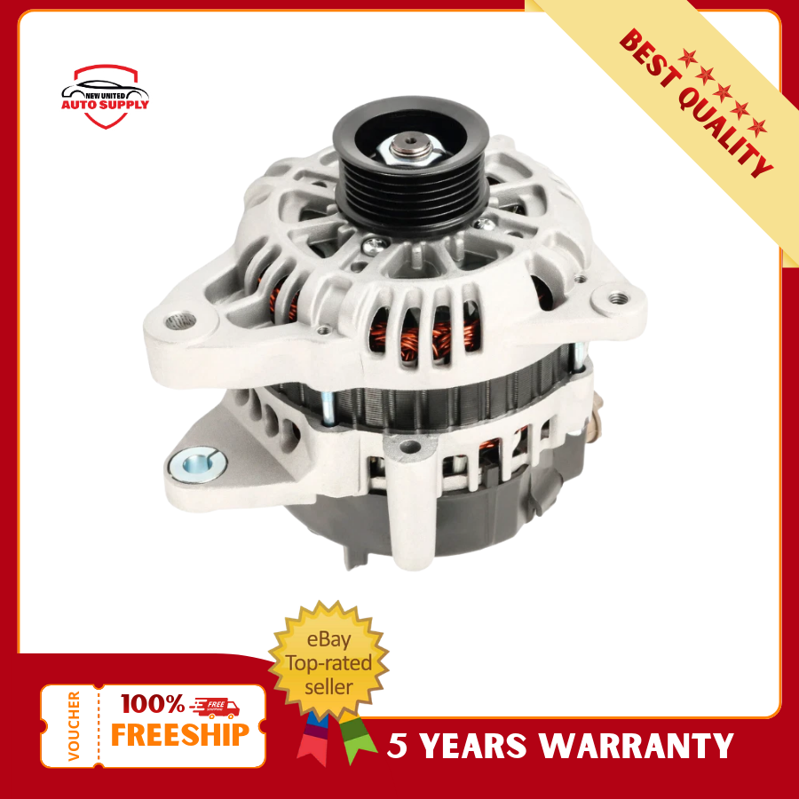 For 02-10 Hyundai Dodge Ram V6 2.7L Alternator 11015 110A 12V 6-Groove CW