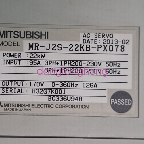 NEW Mitsubishi Servo Drive MR-J2S-22KB-PX078 FedEx or DHL or NEW Mitsubishi Servo Drive MR-J2S-22KB-PX078 FedEx or DHL or