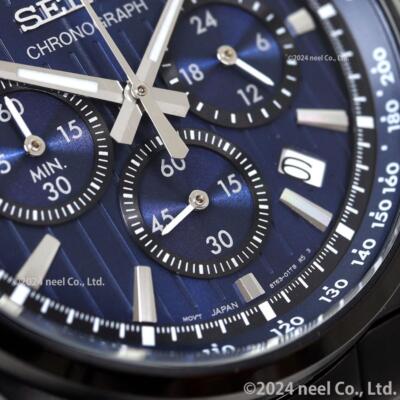 SEIKO SEIKO SELECTION SBTR035 MEN WATCHBLUE DIAL CHRONOGRAPH STAINLESS STEEL QUARTZ