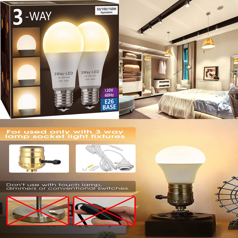 50 100 150w Equivalent Warm White 3000k 2 Pack