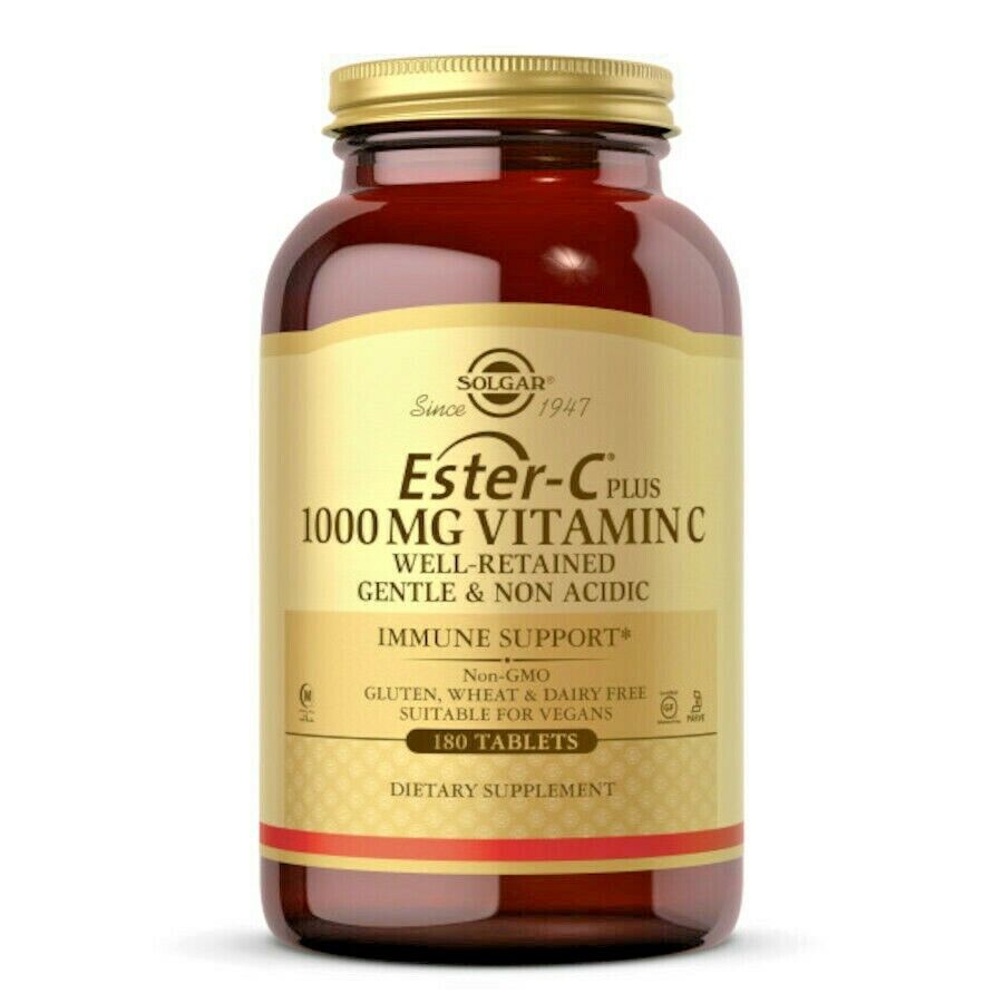 SOLGAR Ester C Plus (Vitamine C) 1000 mg - 180 Comprimés