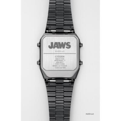 Pre-owned Universal Studios Citizen Jaws Watch Limited To 200 Jg2138-60z Ana-digi Temp