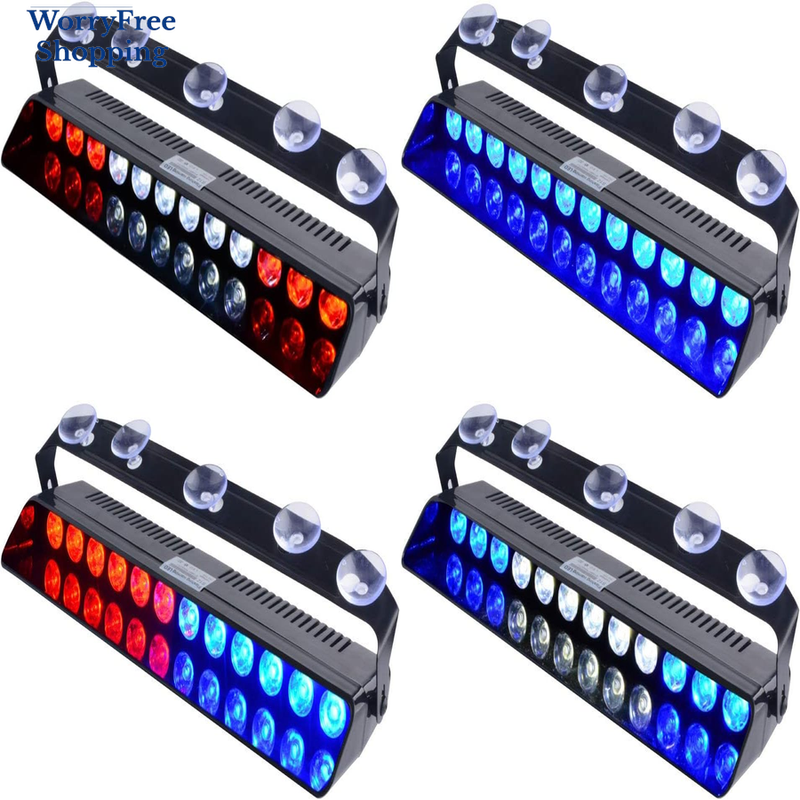 Emergency Dash Lights for First Responder Vehicles Firefighter Law Enforcement
