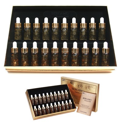 [Bergamo] Gold Collagen Caviar Wrinkle Care Repair Ampoule Set 13ml * 20EA/KOREA
