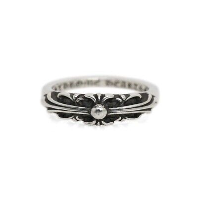 Chrome Hearts Ring Baby Floral Ring Cuffing Silver Ring