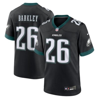 Saquon Barkley YOUTH Stitched Jersey Midnight Green / Kelly Green/ White / Black