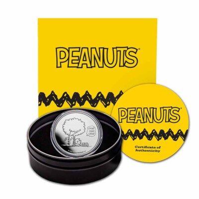 Peanuts® Kite-Eating Tree 1 oz Silver Proof | eBay