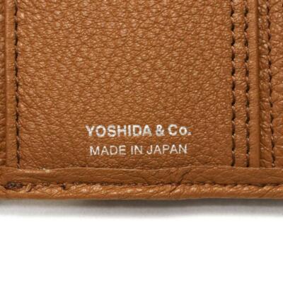 Pre-owned Porter Yoshida Calm Wallet Squid Fold Wallet 041-03122 Camel In Beige