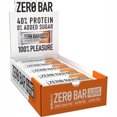BIOTECH USA ZERO BAR 20 barrette proteiche zero carboidrati zero zuccheri