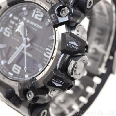 Pre-owned Casio G-shock Gwg-2000-1a1jf Black Red Carbon Mudmaster Men's Wrist Watch