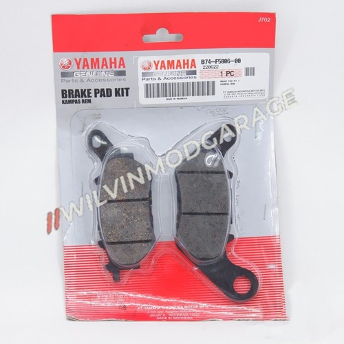 Genuine Parts Yamaha XMAX 125 Year 2018-2024 Rear Brake Pad Kit B74-F5806-00