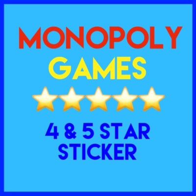Monopoly Go GAMES Album 4/5 Star Sticker