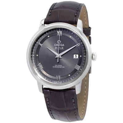 Мужские часы Omega De Ville с автоматическим серым циферблатом 424.13.40.20.06.001