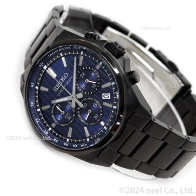 SEIKO SEIKO SELECTION SBTR035 MEN WATCHBLUE DIAL CHRONOGRAPH STAINLESS STEEL QUARTZ