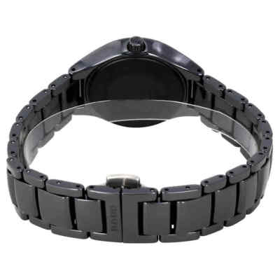 Pre-owned Rado True Black Diamond Dial Ladies Watch R27242712