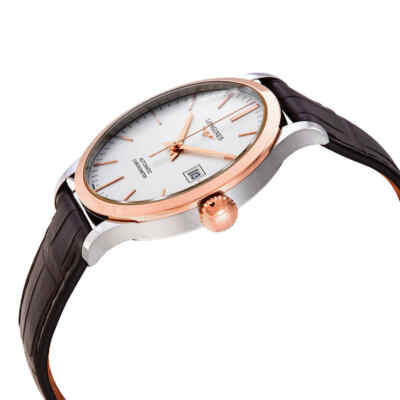 Pre-owned Longines Record Automatic Chronometer Silver Dial Men's Watch L28215722