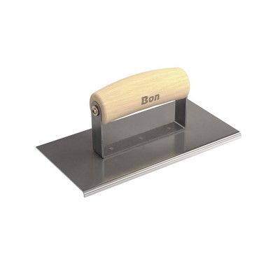 Bon 12-451 Edger - Stainless Steel 8-in. X 4-in. - 1/8-in. Radius X 1/4-in. Lip