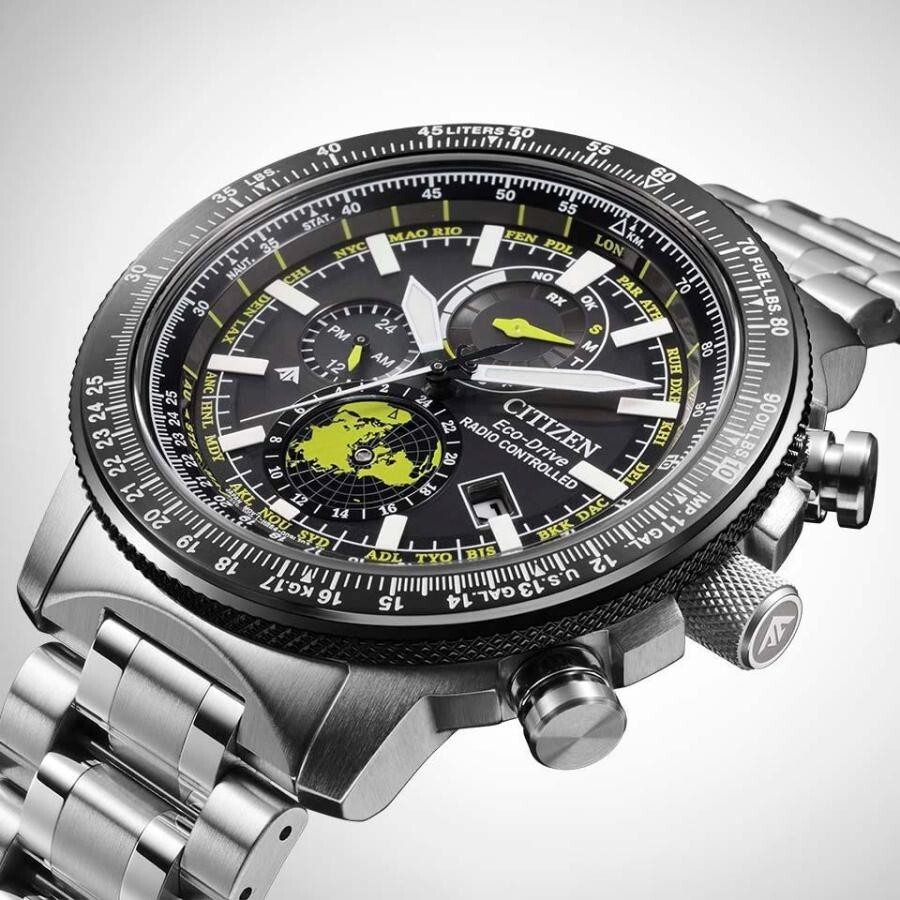 Pre-owned Citizen Promaster By3006-53e Sky Series Geo Trekker Eco Drive Men's Watch