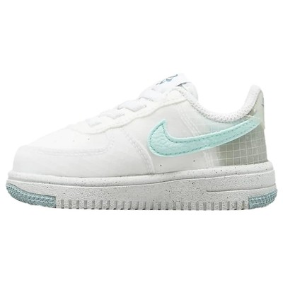 Кроссовки Nike Force 1 Crater White/Copa-RiftBlue-Volt для малышей (DH4089 100)